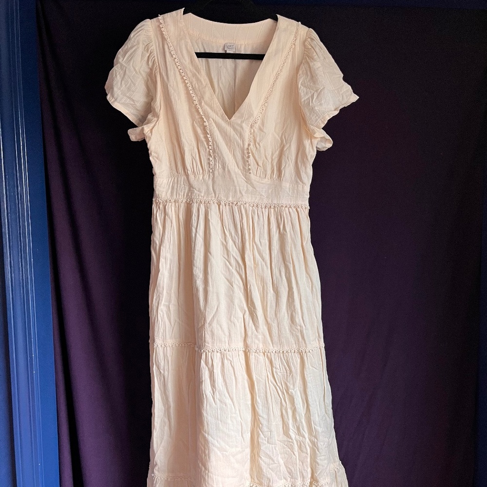 Cream Cotton Dress